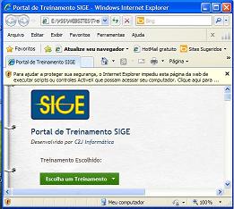 Habilitando o ActiveX (Passo 1)